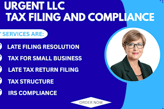 file your late US tax return, fix irs penalties, and prepare 1040, 1120, 1065