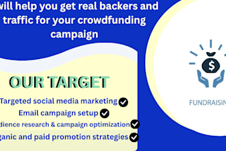 set up a high converting kickstarter or indiegogo campaign page description