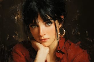 paint your photo in digital oil portrait style
