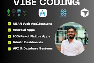 create mern, android, and react native applications