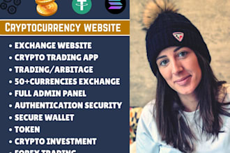 build crypto exchange website, exchange website, dex website, defi website