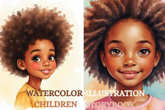 create african american illustrations and black childrens book art