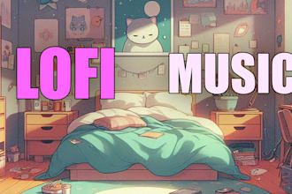 produce an amazing lofi, chillhop, or chill music for you
