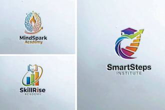design best health care , education , construction logo