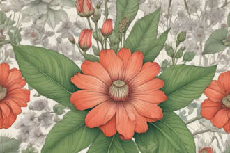 create a botanical illustration