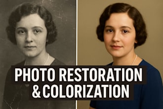 restore, repair and colourize your old photos