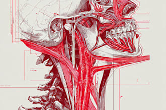 draw exercise, medical and anatomy illustrations