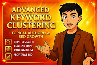 do advanced SEO keyword research, clustering, topical mapping