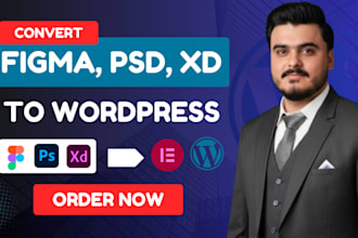 convert figma to wordpress or convert figma to elementor professionally