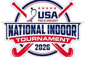 design wonderful hockey tournament logo
