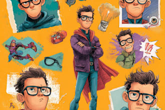 design characters and comic books