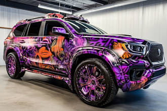 design professional car wrap and van wrap design