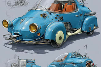 design electric vehicle, e rickshaw, e auto and ev components in solidworks