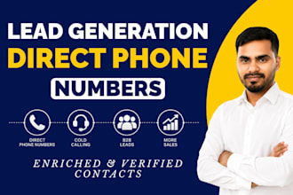enrich verified phone numbers for b2b cold calling and lead generation