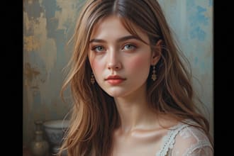paint a real oil painting on canvas with free shipping