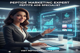 be your peptide marketing expert peptide ads specialist for peptide website