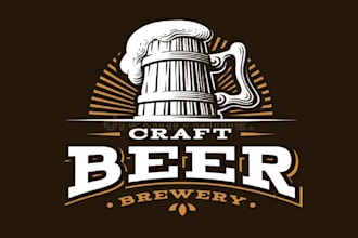 design glamorous barley legal craft beer logo