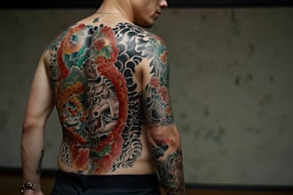 design a japanese style tattoo design