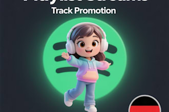 track promotion to playlist streams, german spotify, spotify presave campaign