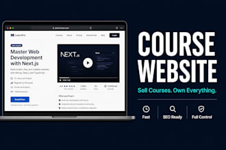 build a course or membership website with easy content management