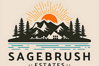 do excellent real estate, realty, home, property, house logo any graphic design