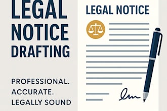 do legal notice drafting