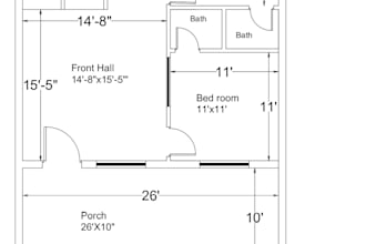 draw detailed building sections elevations and floor plan layouts