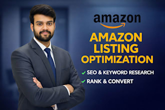 do amazon listing optimization with keyword research and SEO