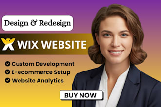 wix website design, redesign wix website, wix online store