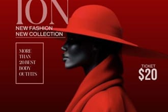 design polished and high quality apparel posters and layouts