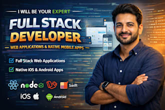 develop full stack web applications and native mobile apps ios and android