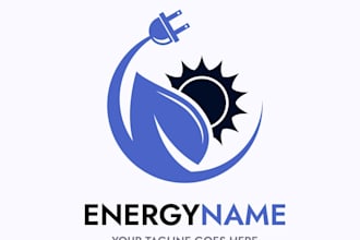 do modern energy logo for your brand