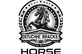 design clean and unique horse logo for equestrian