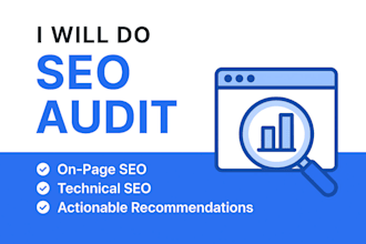 do a professional SEO audit and fix on page issues