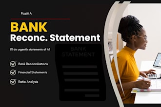 do bank statement reconciliations and PDF to CSV