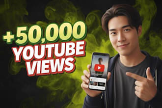 optimize channel to grow 50,000 youtube views