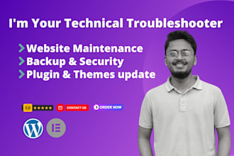 do monthly maintenance of your website