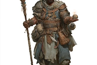 create fantasy dnd character or dnd character design