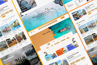 do travel agency website, flight booking website, travel agent wordpress website