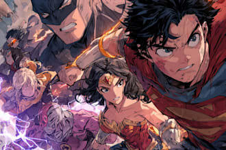 be your comic artist for comic illustration comic, comic pages and comic cover