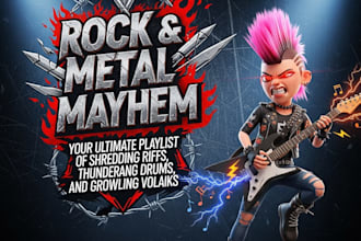 do heavy rock metal music promotion on music playlist, rock metal music lovers