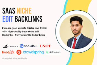 make premium high DR saas niche edit backlinks