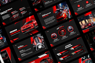 design branded powerpoint master template slides deck presentation template