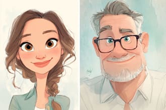 create amazing disney portrait