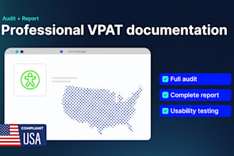 create section 508 vpat after full wcag accessibility audit