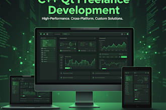 create a cpp qt desktop application and optimized algorithms