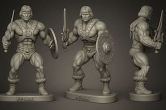 3d dnd miniature, fantasy creature, hulk, batman, spider man, figurines 3d print