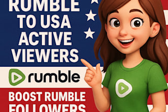 promote rumble to USA active viewers, to boost rumble followers, rumble growth