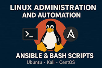 be your expert linux admin and automate server tasks with bash and ansible