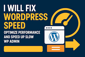 fix wordpress speed performance optimize wp fix slow admin speed up load time